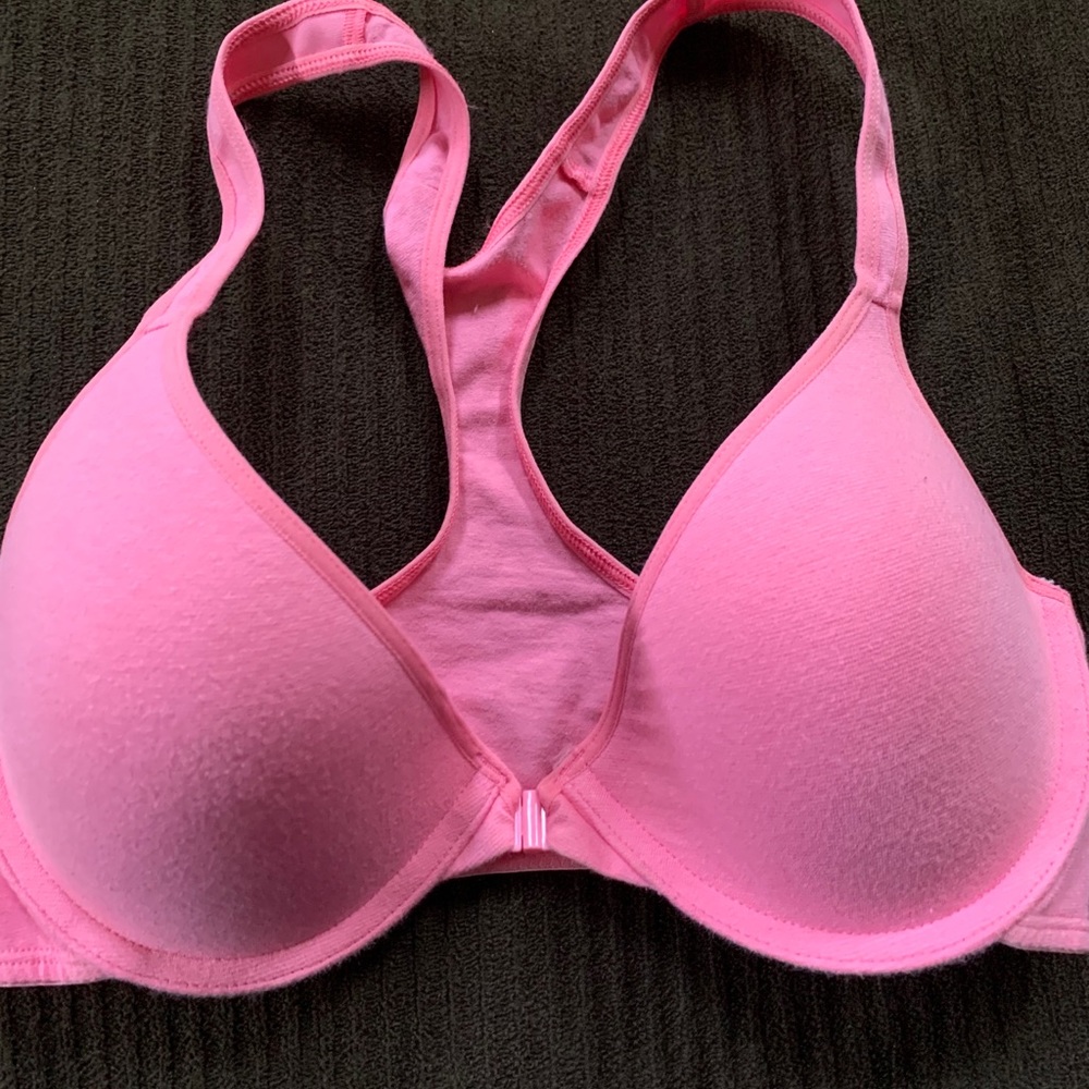 Pink Clasp in the front Bra